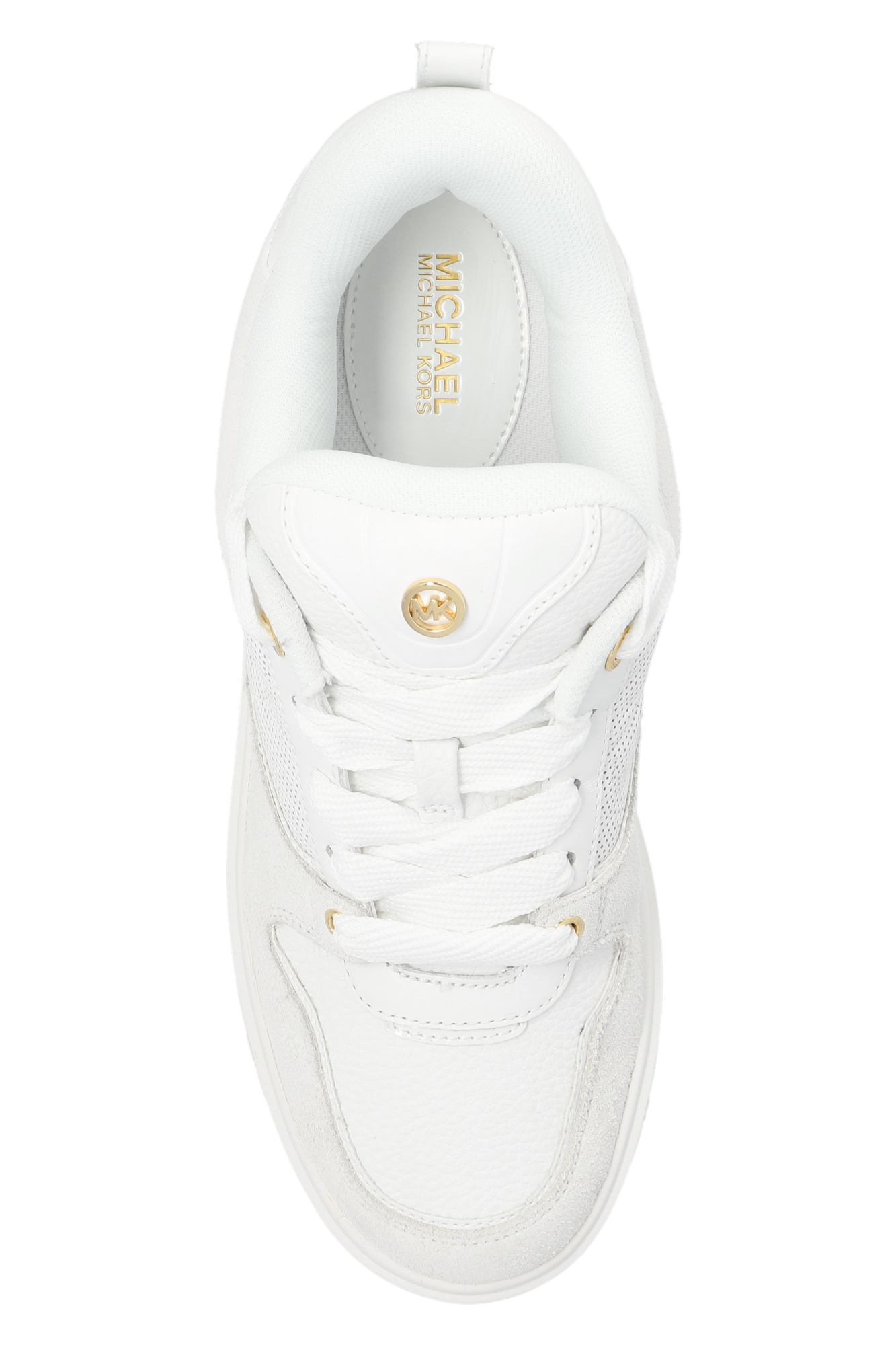 Michael kors 2024 white sneakers